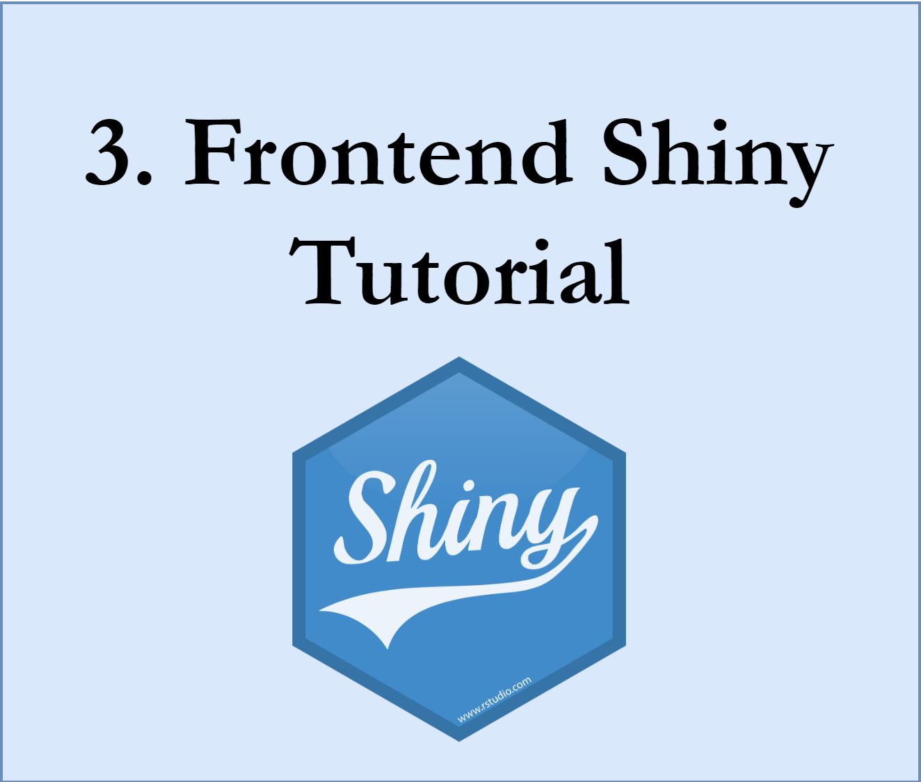 Frontend ShinyPy Tutorial